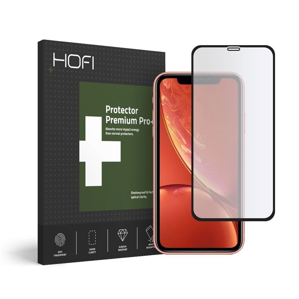 HOFI iPhone 11 Skrmskydd Heltckande Hybrid Glas