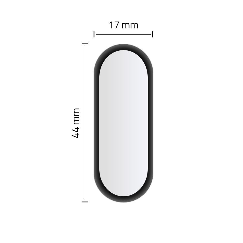 HOFI Xiaomi Mi Smart Band 5 Skrmskydd Hybrid Glas