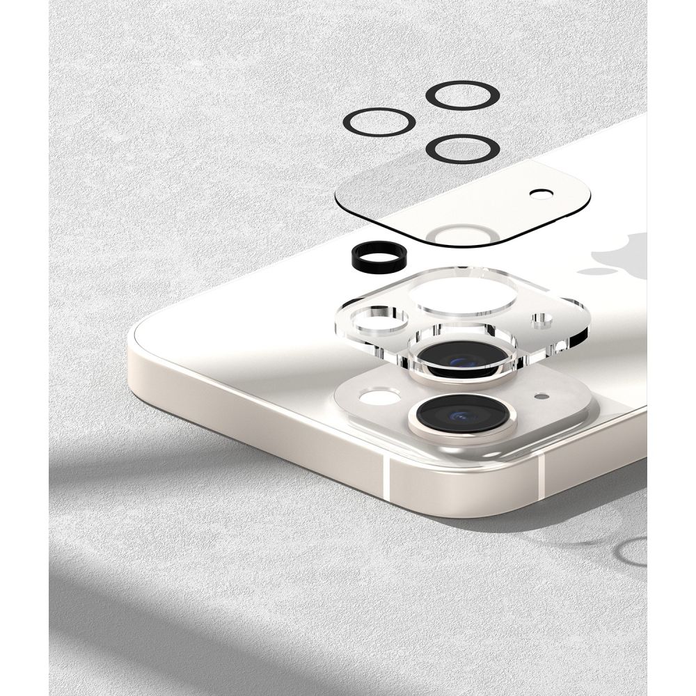 Ringke iPhone 14 / 14 Plus 2-PACK Linsskydd Hrdat Glas Transparent