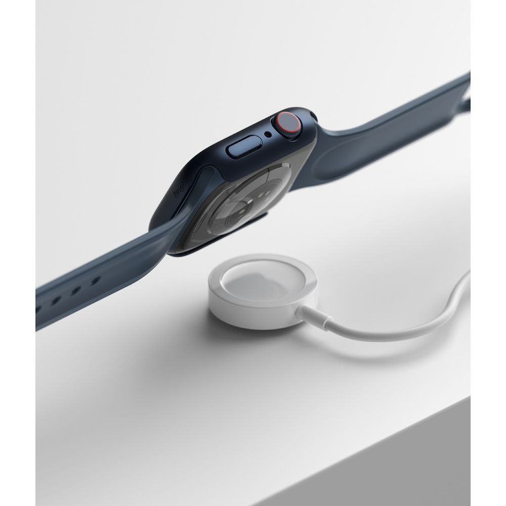 Ringke Apple Watch 7/8 45 mm Skal 2-PACK Slim Transparent/Bl