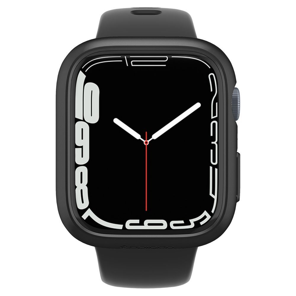 Spigen Apple Watch 7/8 45 mm Skal Thin Fit Svart