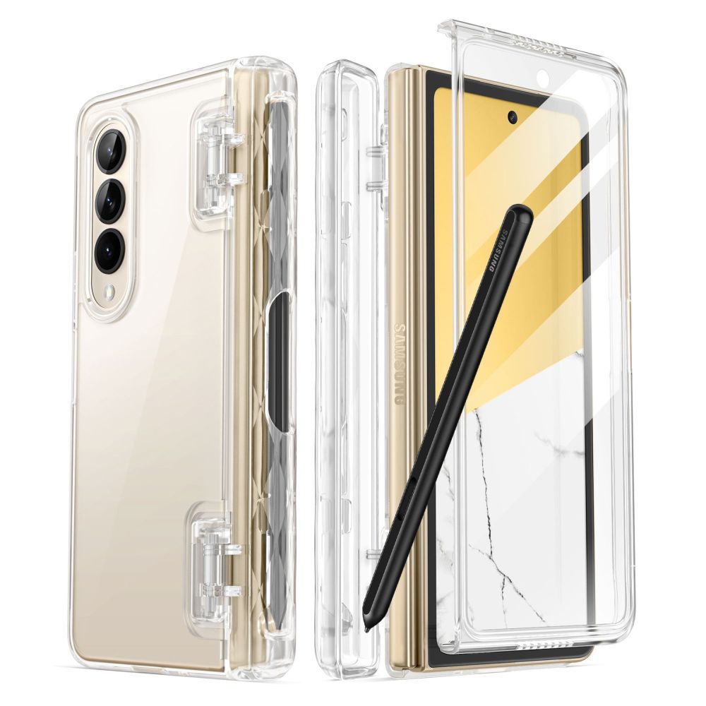 Supcase Galaxy Z Fold 4 Skal Cosmo Pen Transparent