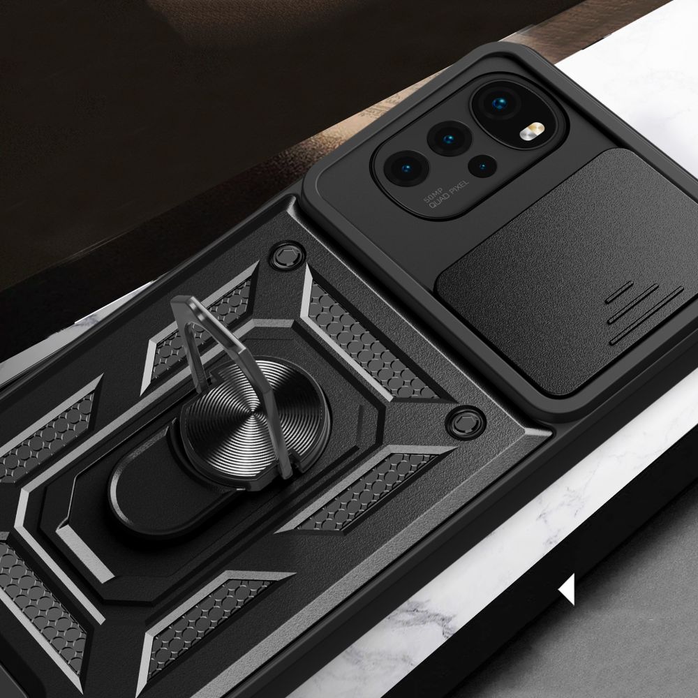Tech-Protect Motorola Moto G22 / E32 Skal CamShield Pro Svart