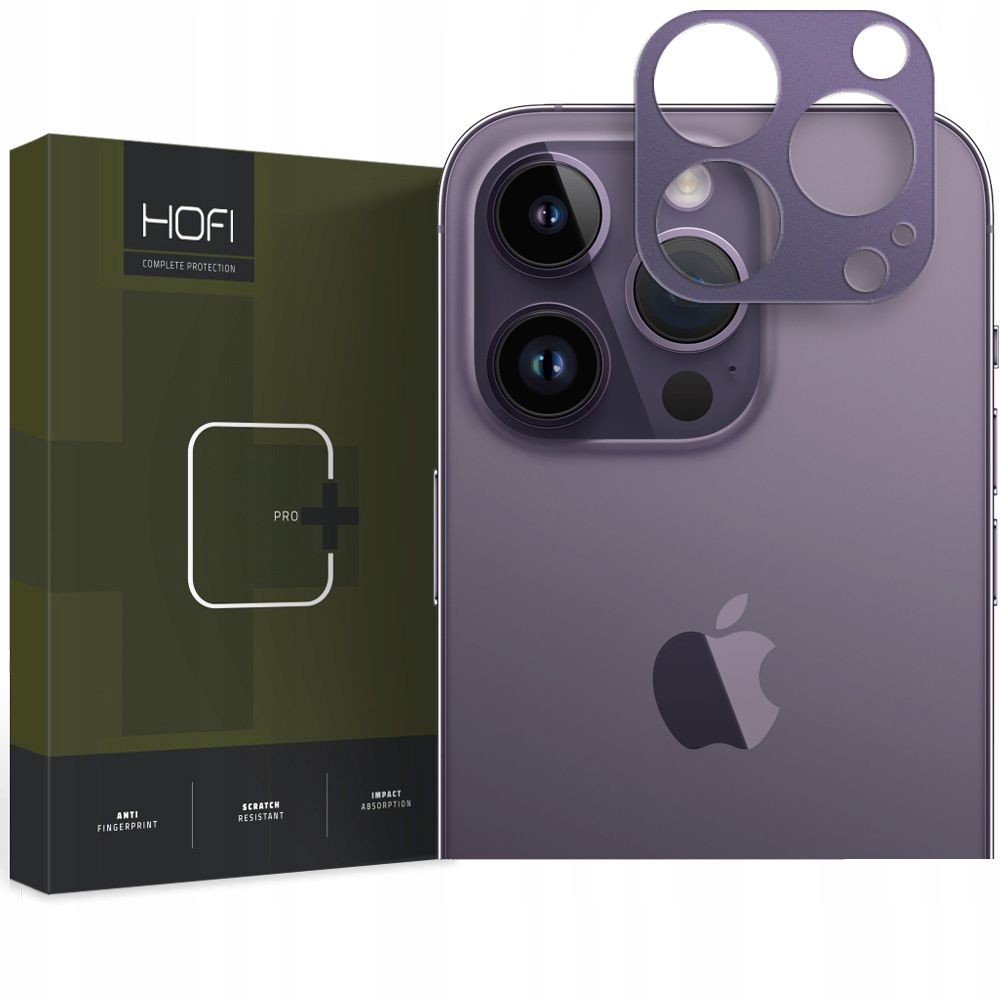 HOFI iPhone 14 Pro / 14 Pro Max Linsskydd AluCam Pro+ Lila