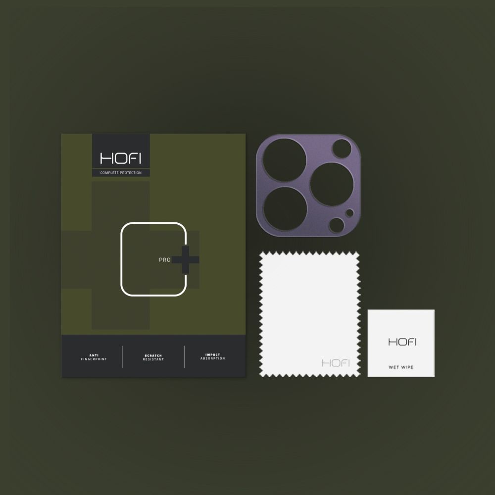 HOFI iPhone 14 Pro / 14 Pro Max Linsskydd AluCam Pro+ Lila