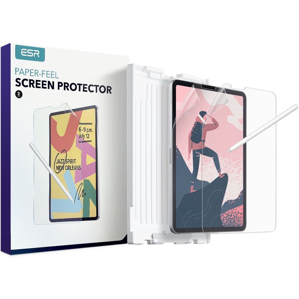 ESR iPad Pro 12.9 2020/2021/2022 2-PACK PAPER LIKE Skrmskydd