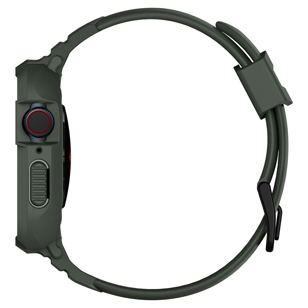 Spigen Apple Watch 44/45 mm Skal/Armband Rugged Armor 'Pro' Grn