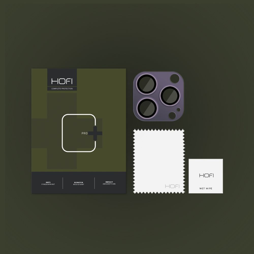 HOFI iPhone 14 Pro / 14 Pro Max Linsskydd FullCam Pro+ Lila