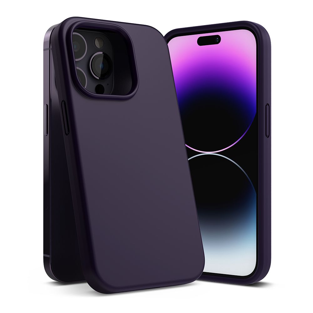 Ringke iPhone 14 Pro Max Skal Silicone Deep Purple