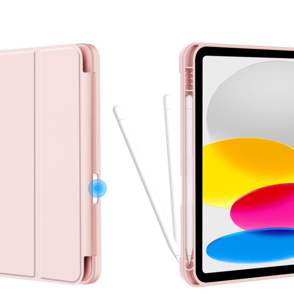 Tech-Protect iPad 10.9 2022 Fodral SmartCase Pennhållare Rosa