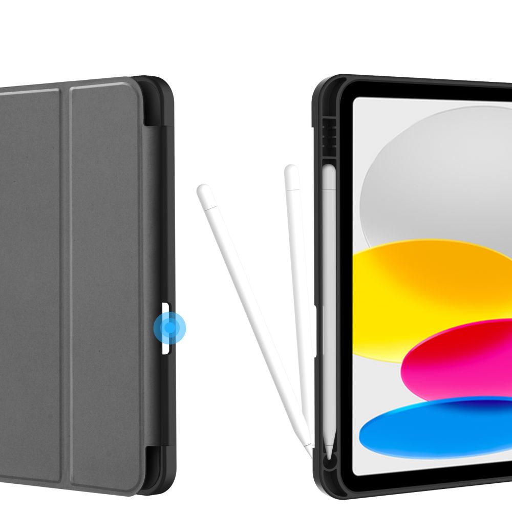 Tech-Protect iPad 10.9 2022 Fodral SmartCase Pennhllare Svart
