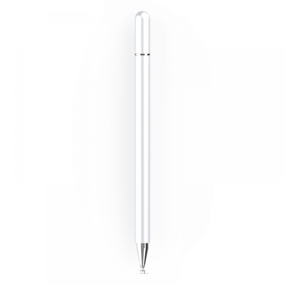 Tech-Protect Charm Stylus Touch Penna Vit/Silver