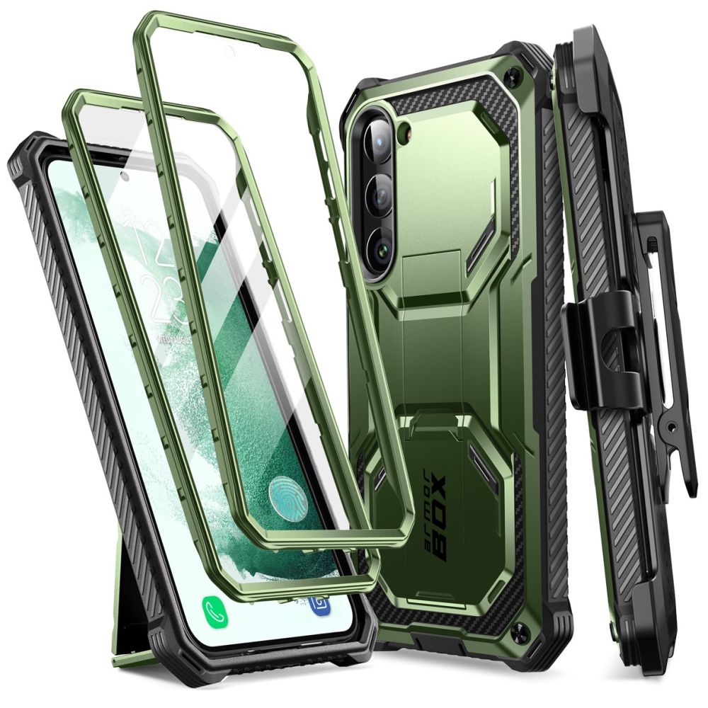 Supcase Galaxy S23 Plus Skal 2-SET Iblsn ArmorBox Guldan