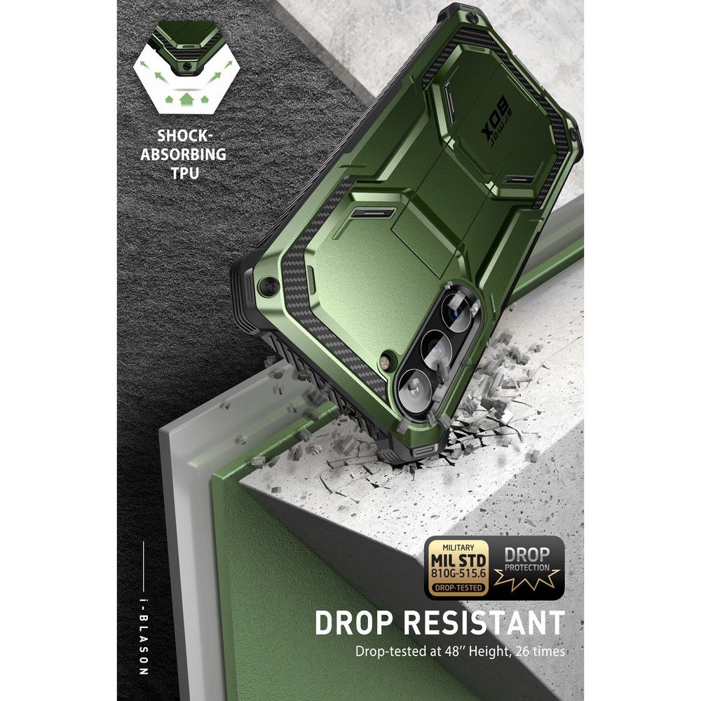 Supcase Galaxy S23 Plus Skal 2-SET Iblsn ArmorBox Guldan