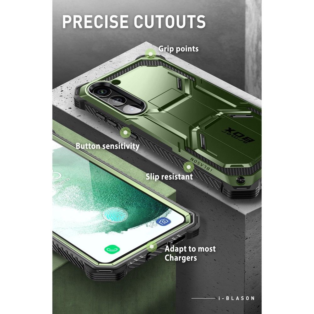 Supcase Galaxy S23 Plus Skal 2-SET Iblsn ArmorBox Guldan