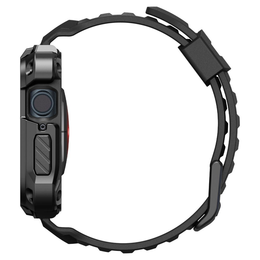 Spigen Apple Watch 7/8 45 mm Skal/Armband Tough Armor Metal Black