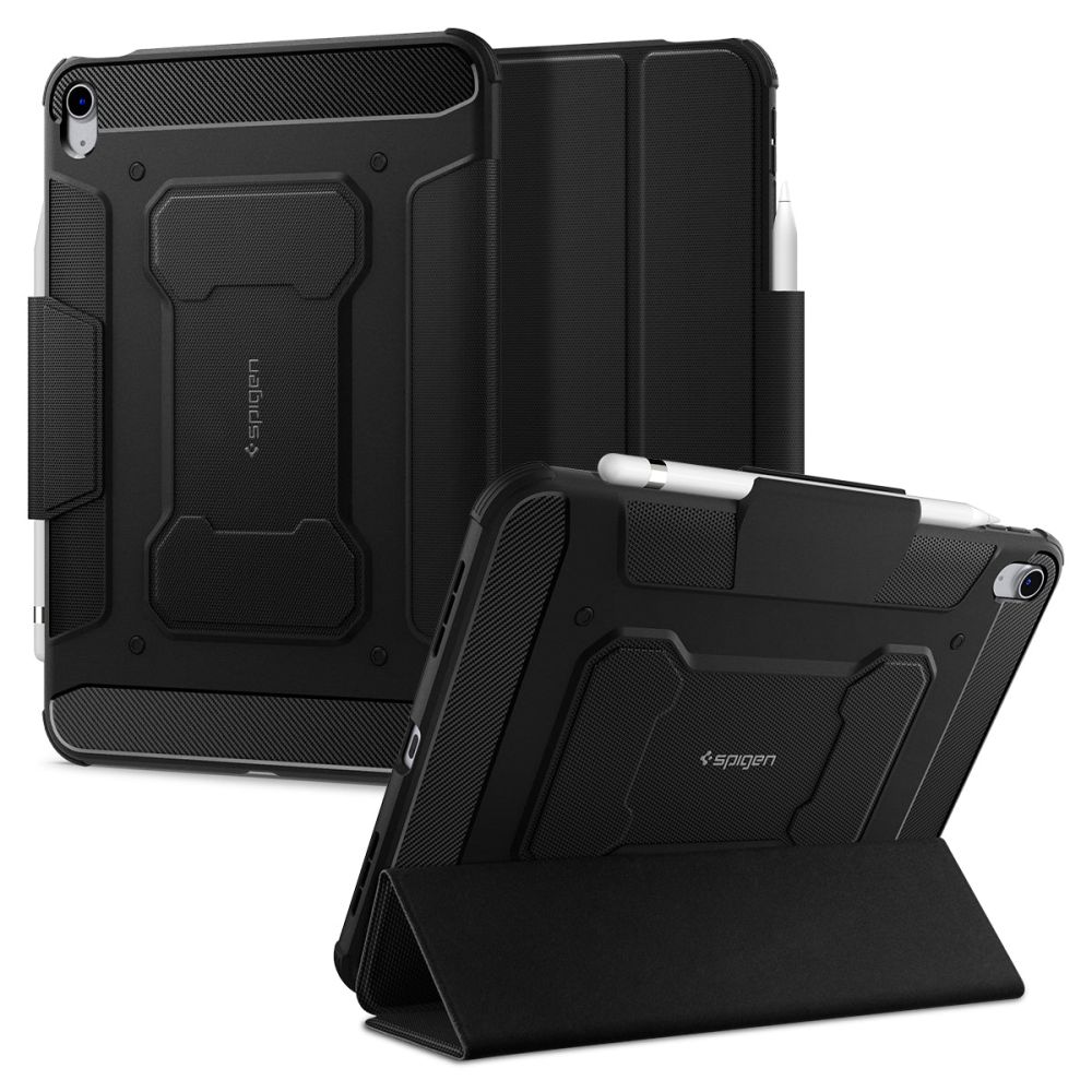 Spigen iPad 10.9 2022 Fodral Rugged Armor 'Pro' Svart