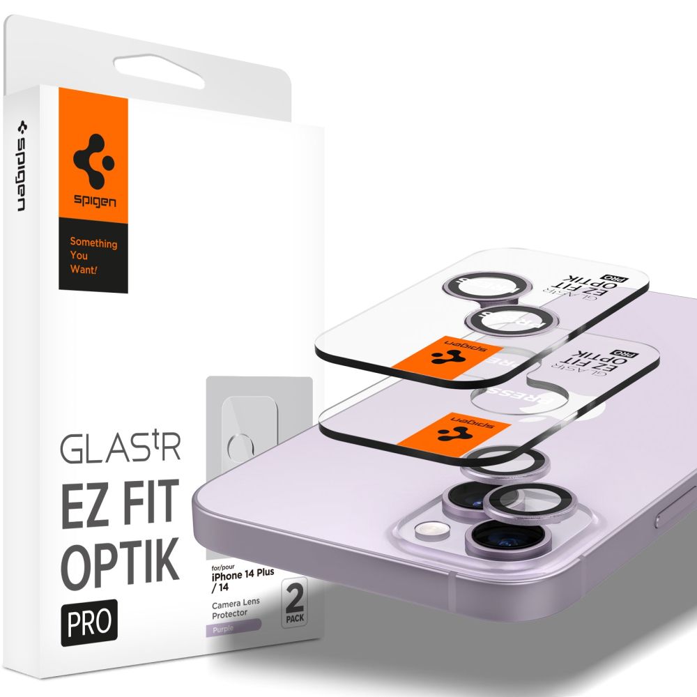 Spigen iPhone 15/15 Plus/14/14 Plus 2-PACK Optik.tR 