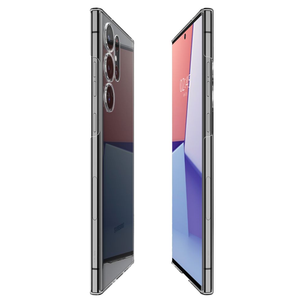 Spigen Galaxy S23 Ultra Skal AirSkin Crystal Clear