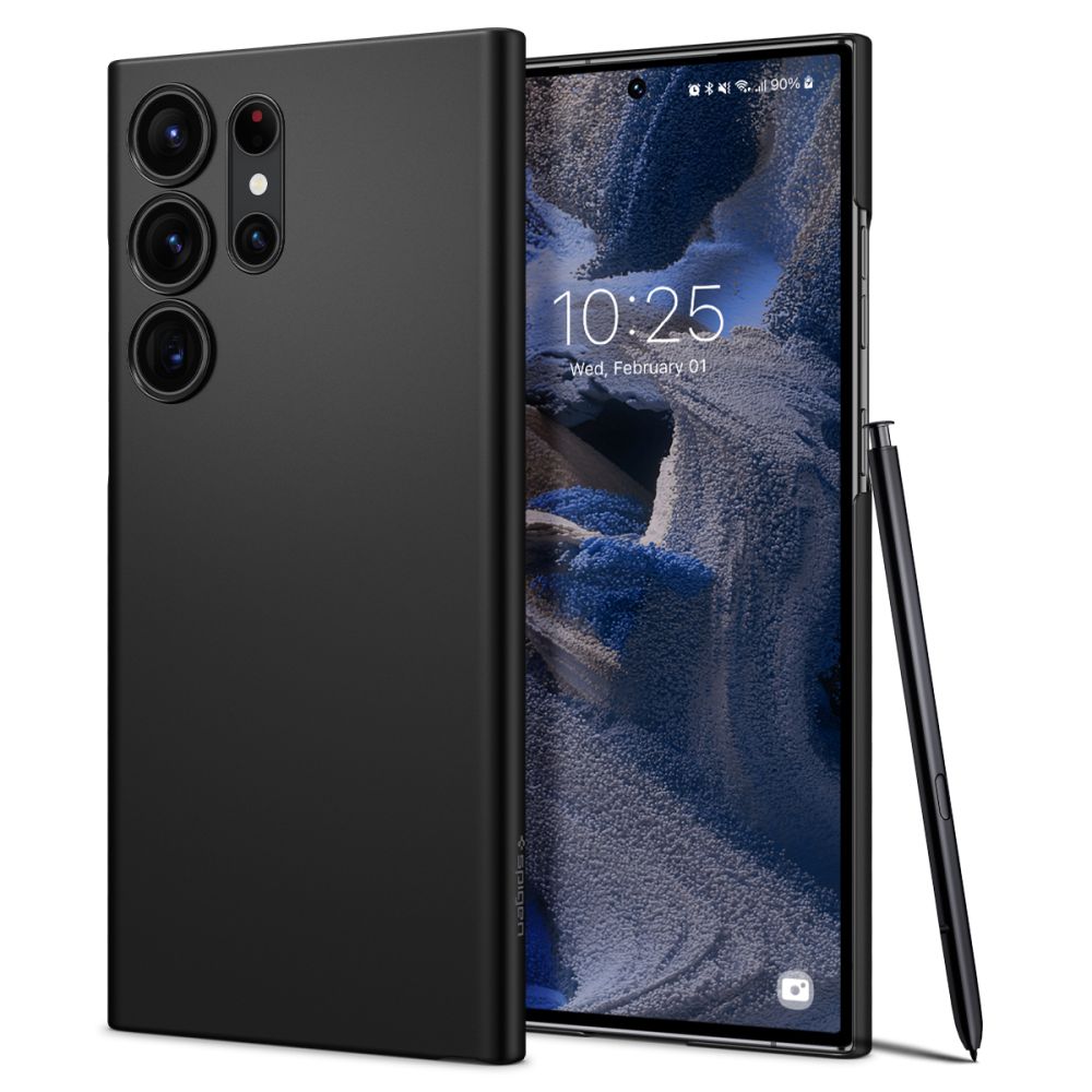 Spigen Galaxy S23 Ultra Skal AirSkin Svart