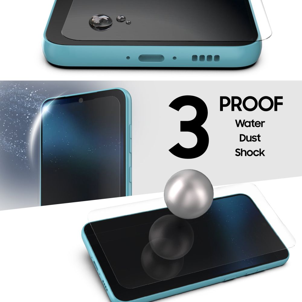 Whitestone Galaxy S23 Plus 3-PACK Skärmskydd EZ Glass Härdat Glas