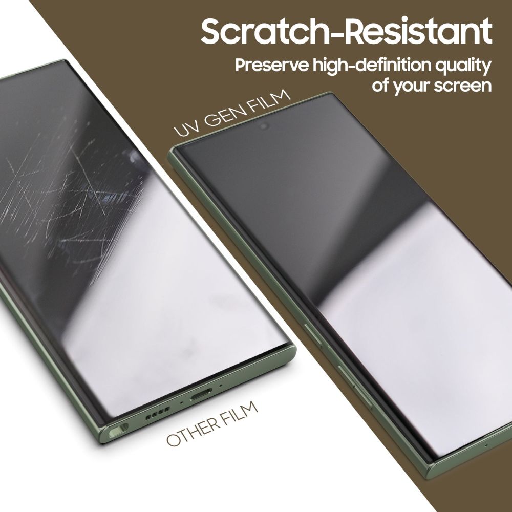 Whitestone Galaxy S23 Ultra 2-PACK DOME UV Gen Film Skrmskydd