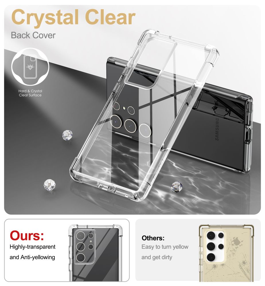 Tech-Protect Galaxy S23 Ultra Skal Kevlar Pro Transparent