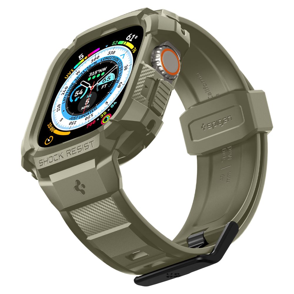 Spigen Apple Watch Ultra 49 mm Skal/Armband Rugged Armor 'Pro'