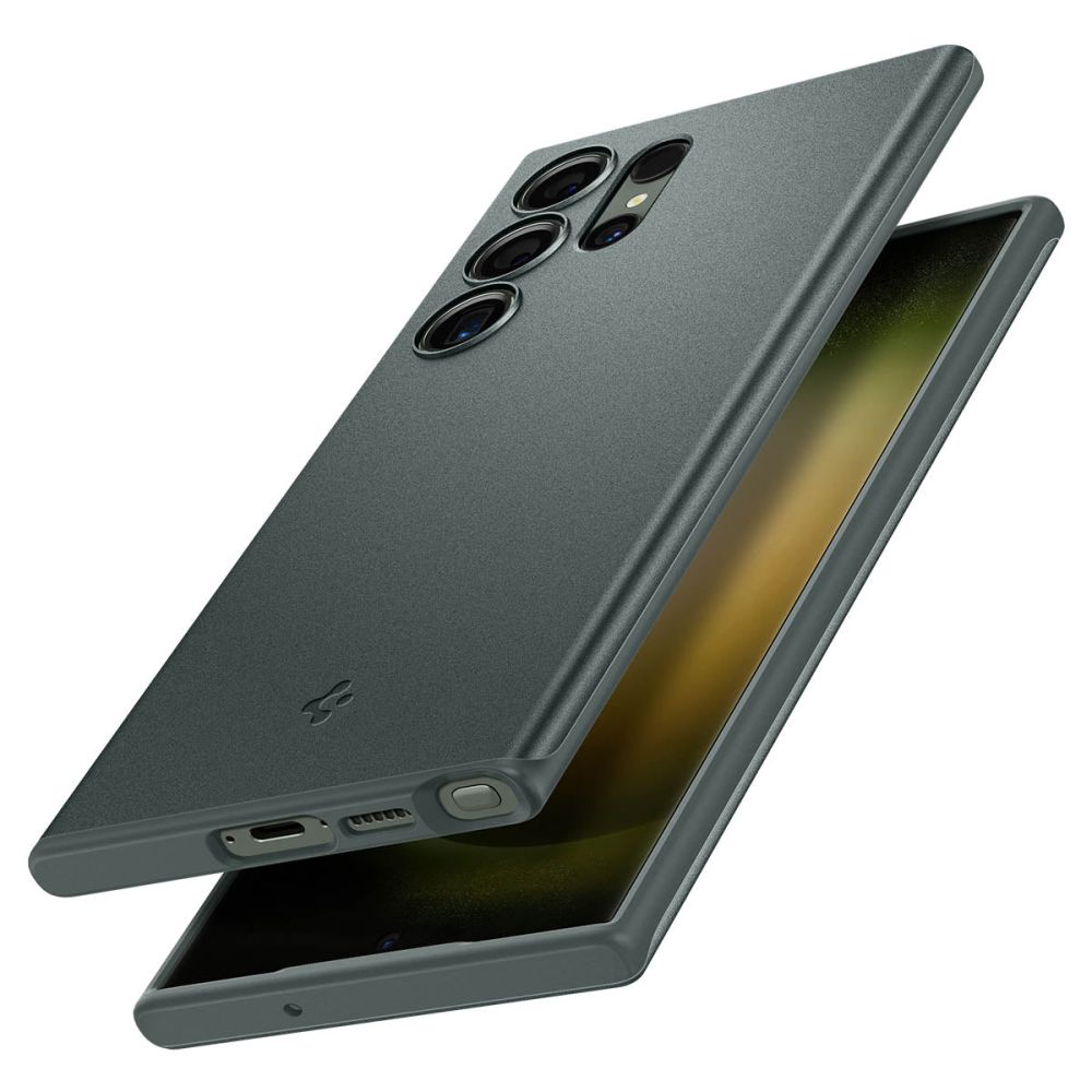 Spigen Galaxy S23 Ultra Skal Thin Fit Abyss Green