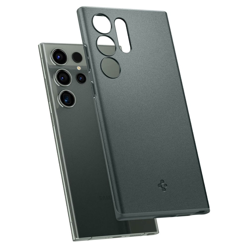 Spigen Galaxy S23 Ultra Skal Thin Fit Abyss Green
