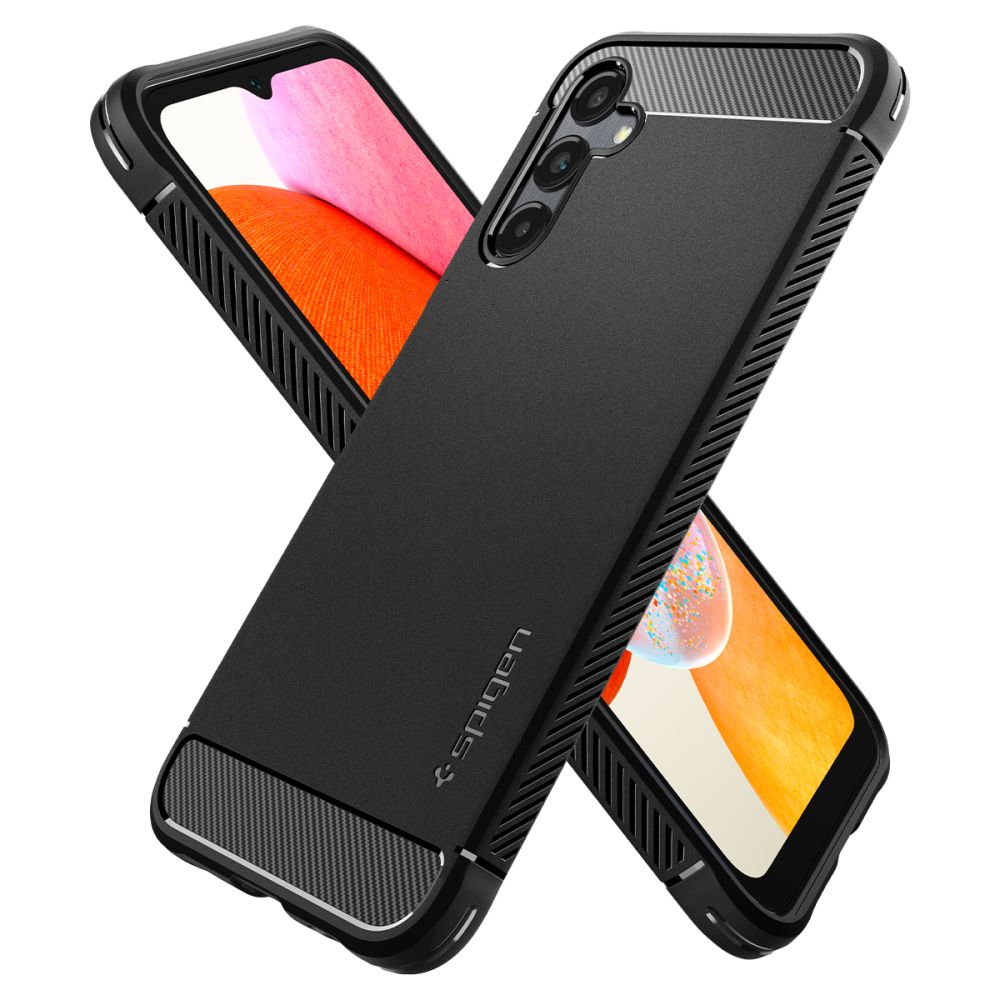 Spigen Galaxy A14 4G Skal Rugged Armor Matt Svart