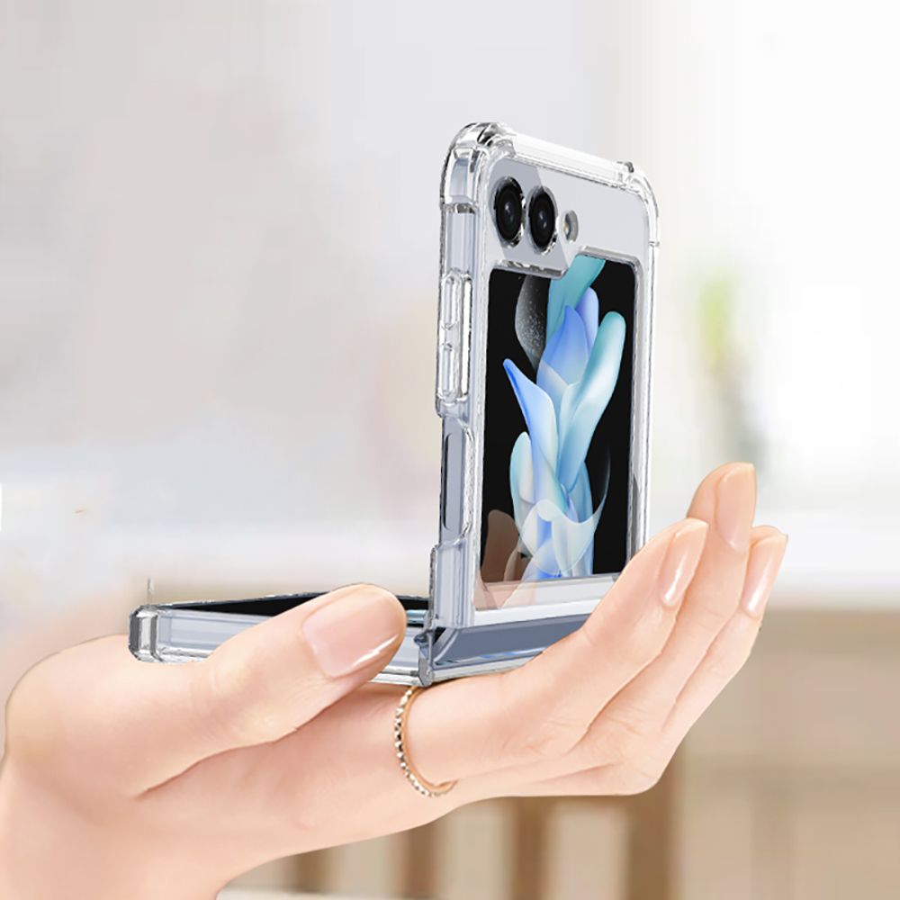 Tech-Protect Galaxy Z Flip 5 Skal FlexAir Hybrid Transparent