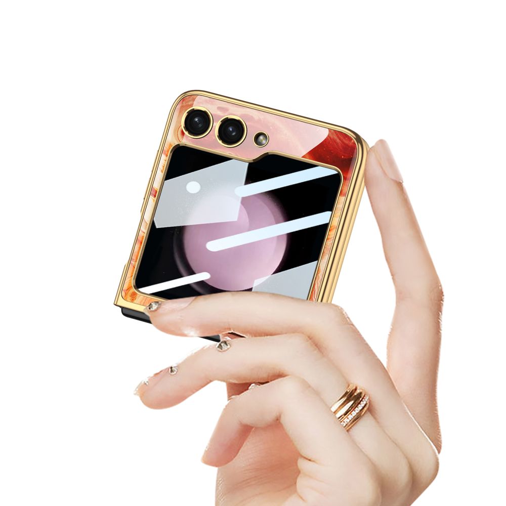Tech-Protect Galaxy Z Flip 5 Skal Mood Marmorviolet