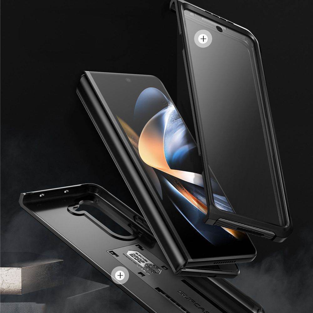 Supcase Galaxy Z Fold 5 Skal Unicorn Beetle Svart