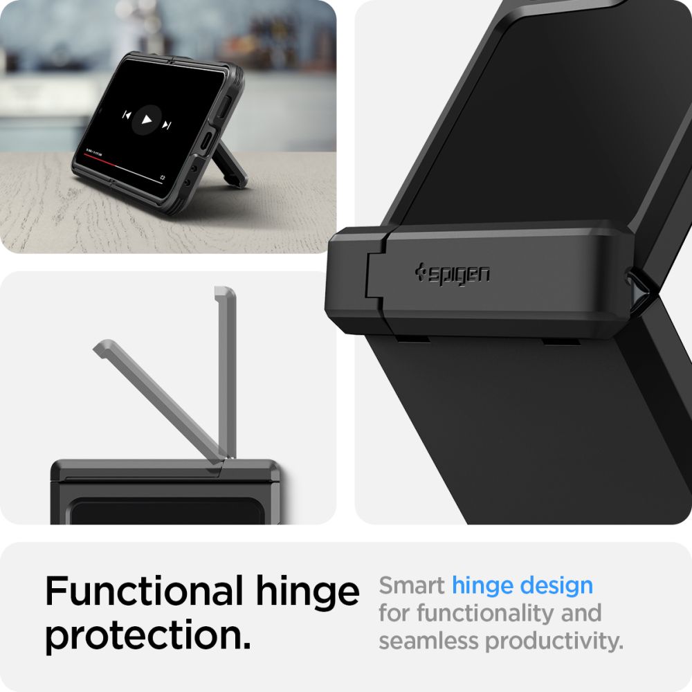 Spigen Galaxy Z Flip 5 Skal Tough Armor Pro Svart