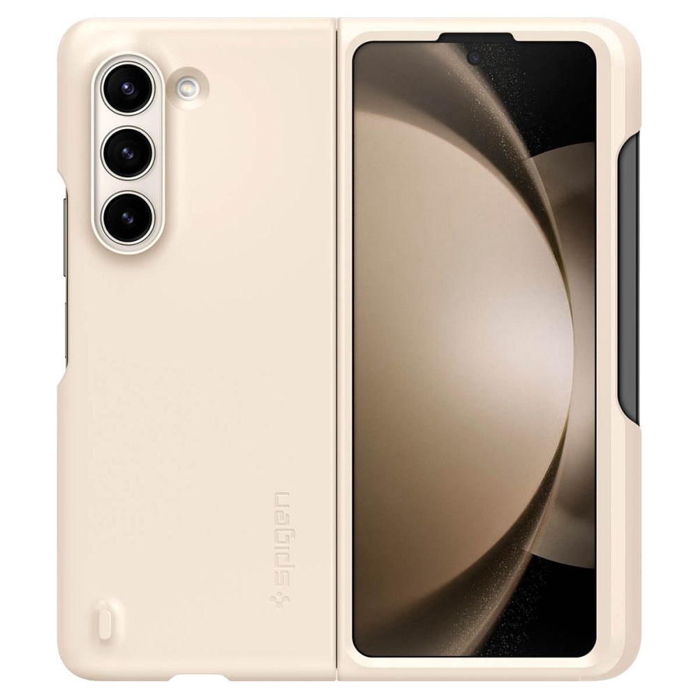 Spigen Galaxy Z Fold 5 Skal Thin Fit Pen Pearled Ivory