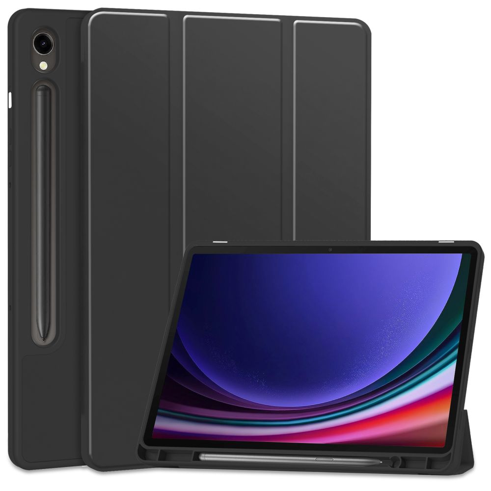 Tech-Protect Galaxy Tab S9 Fodral Pennhllare Svart