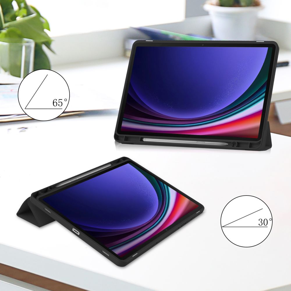 Tech-Protect Galaxy Tab S9 Fodral Pennhllare Svart