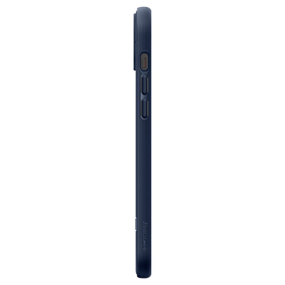 Spigen Caseology iPhone 15 Skal MagSafe Parallax Matt Midnight Blue