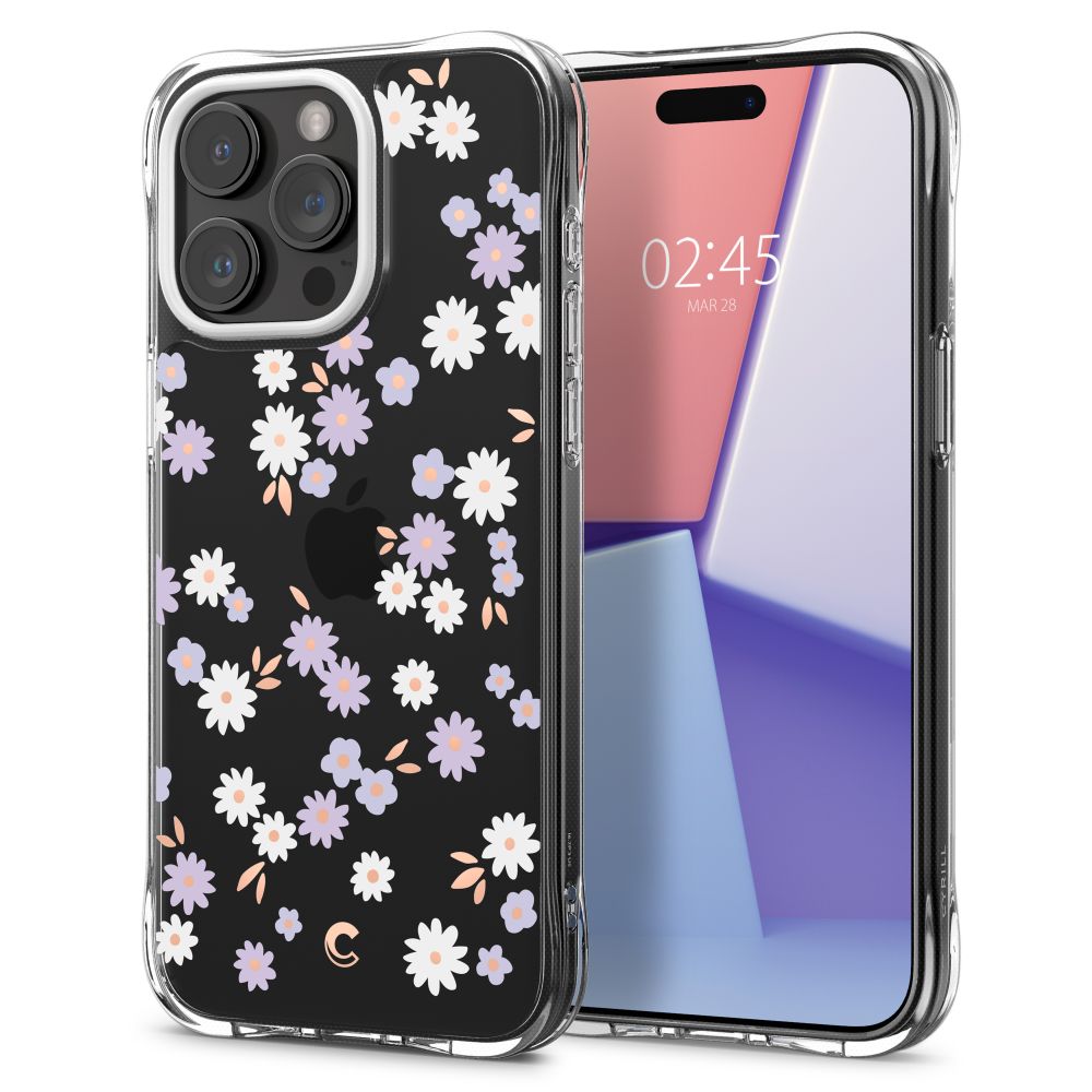 Spigen Cyrill iPhone 15 Pro Skal Cecile Dream Daisy