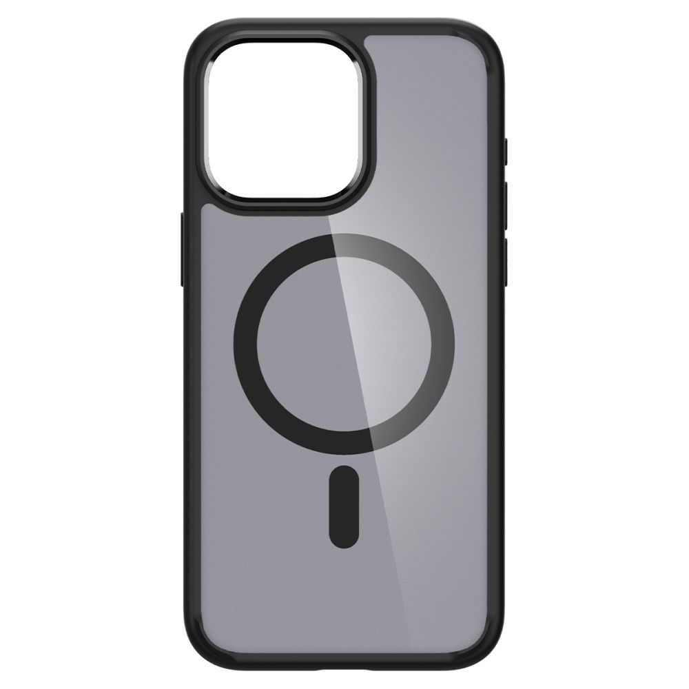 Spigen iPhone 15 Pro Skal MagSafe Ultra Hybrid Frostad Svart