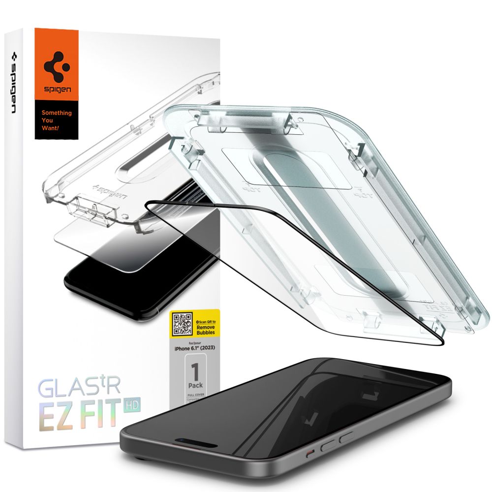 Spigen iPhone 15 GLAS.tR FC 