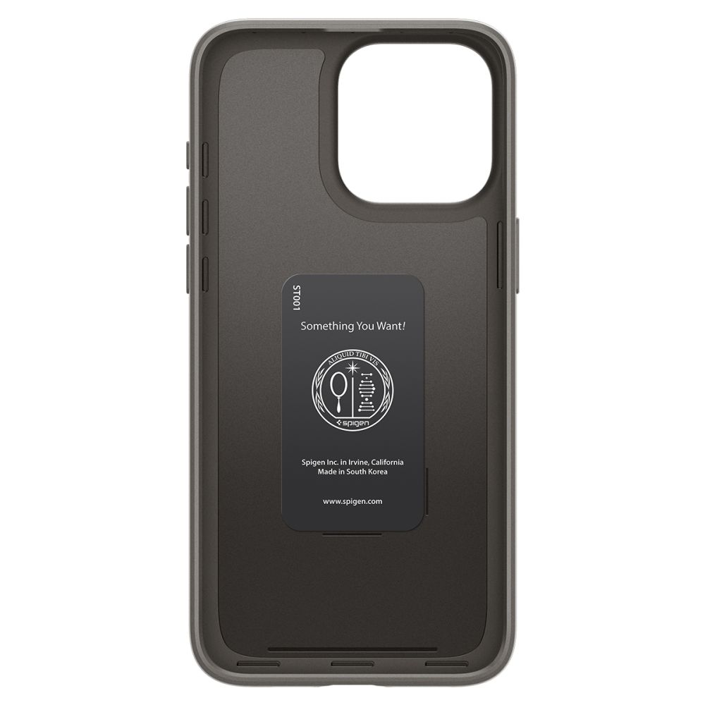 Spigen iPhone 15 Pro Skal Thin Fit Gunmetal