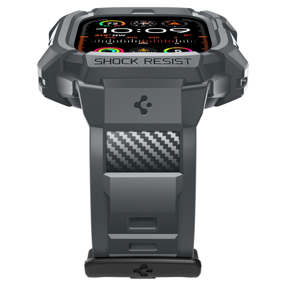 Spigen Apple Watch Ultra 49 mm Skal/Armband Rugged Armor 'Pro' Gr