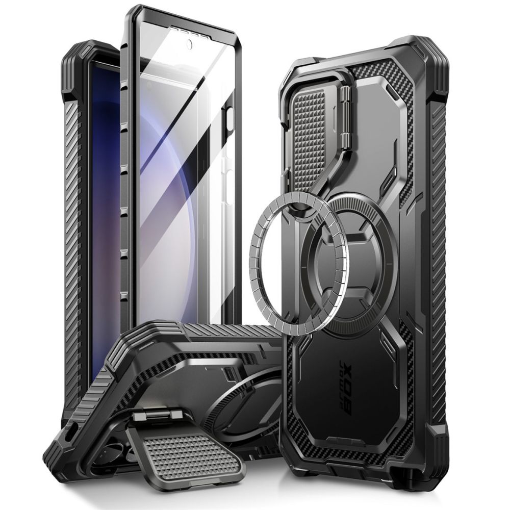 Supcase Galaxy S24 Ultra Skal MagSafe Iblsn ArmorBox Svart