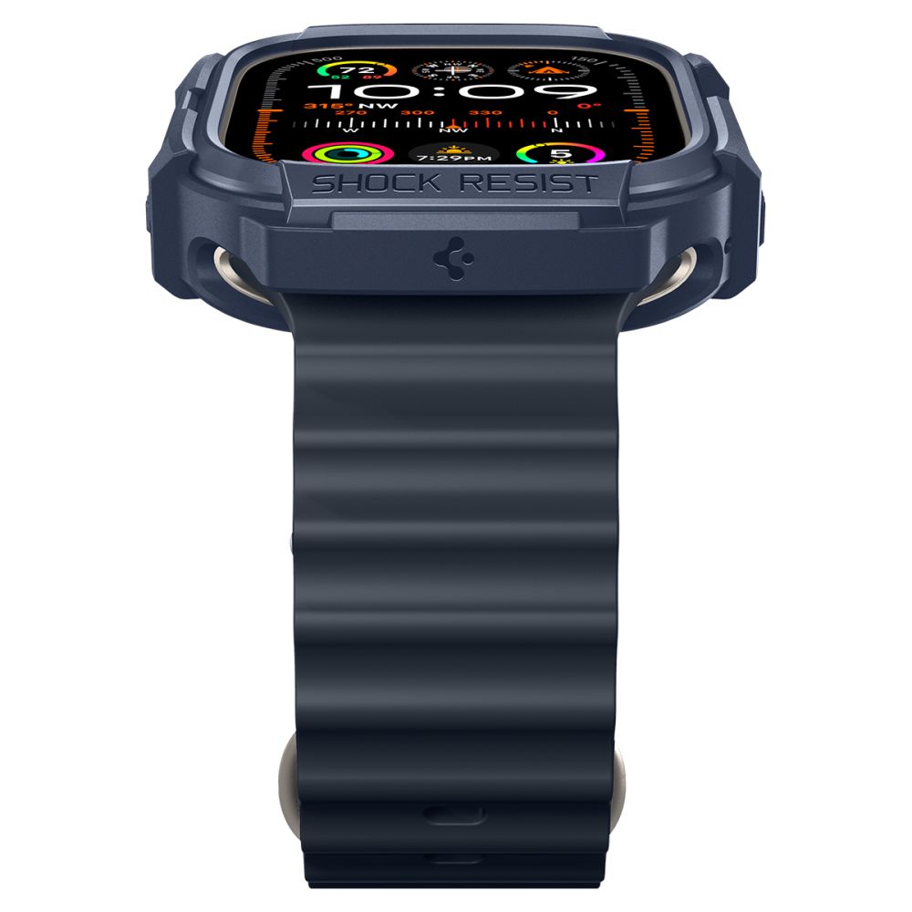 Spigen Apple Watch Ultra 49 mm Skal Rugged Armor Navy Blue