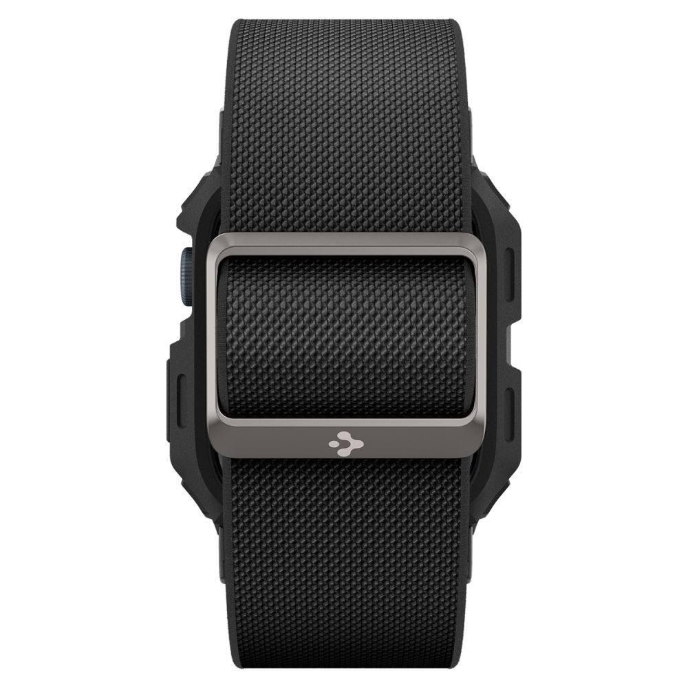 Spigen Apple Watch 44/45 mm Skal/Armband Lite Fit 'Pro' Matt Svart