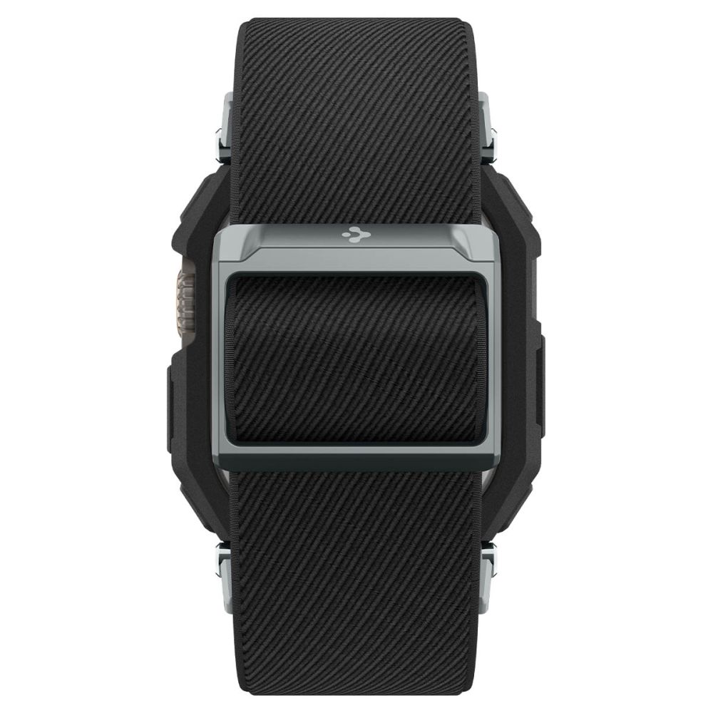 Spigen Apple Watch 49 mm Skal/Armband Lite Fit 'Pro' Matt Svart