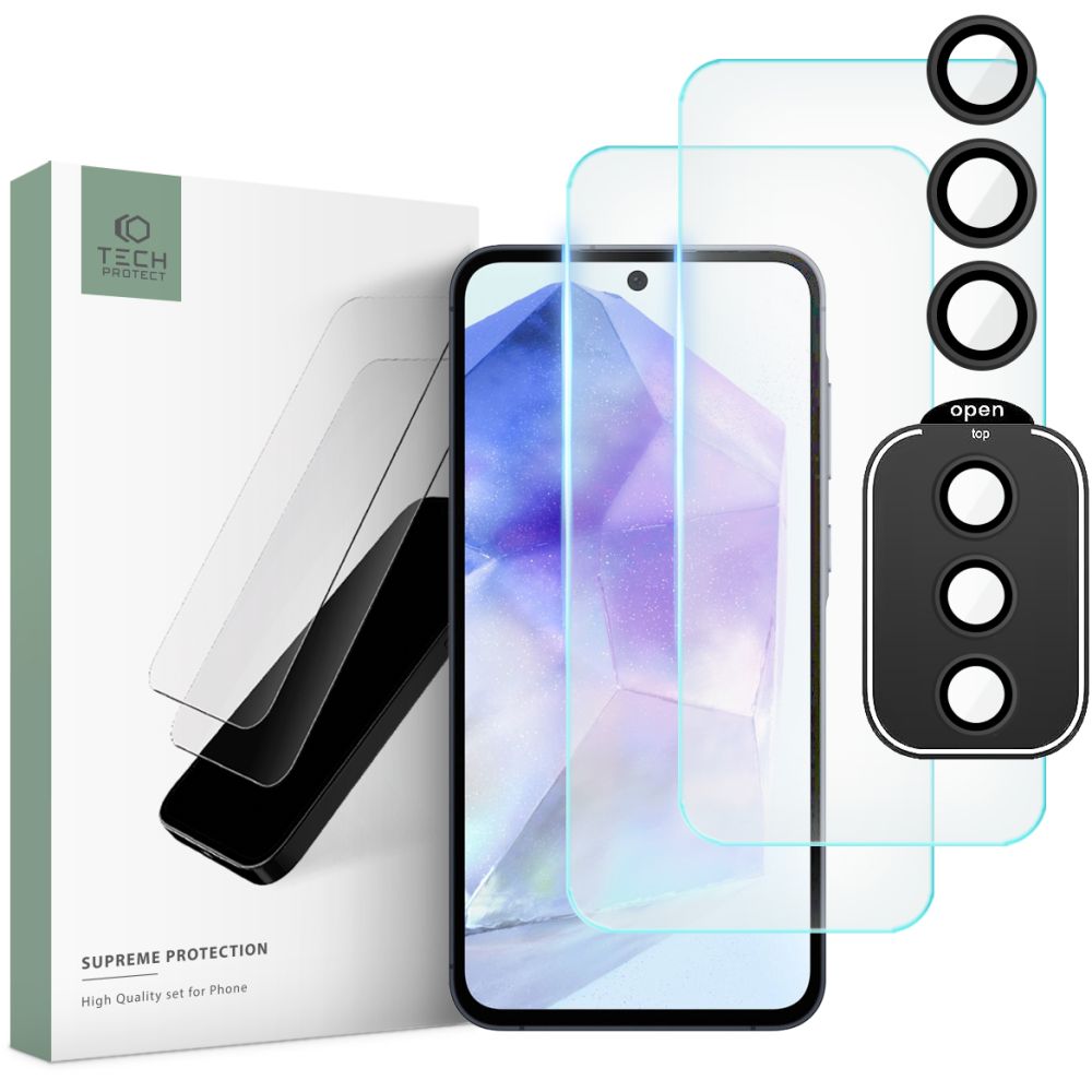 Tech-Protect Galaxy A55 5G Linsskydd Härdat Glas Transparent