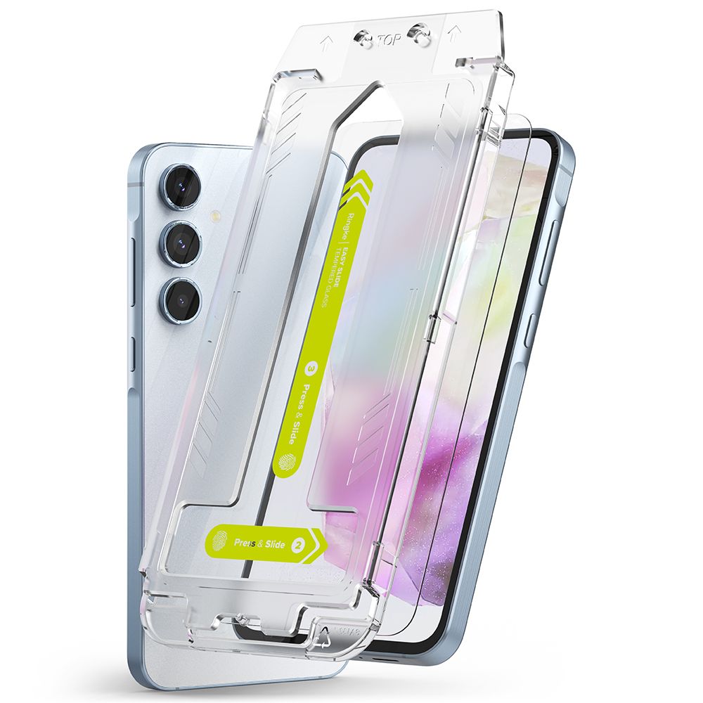 Ringke Galaxy A35 5G 2-PACK Easy Slide Skärmskydd Härdat Glas